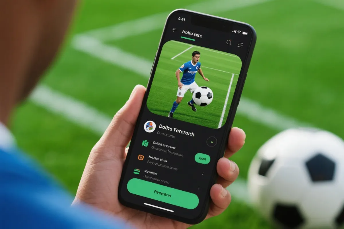 欧冠赛事高清直播 App 示例